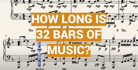 how long is 32 bars of music